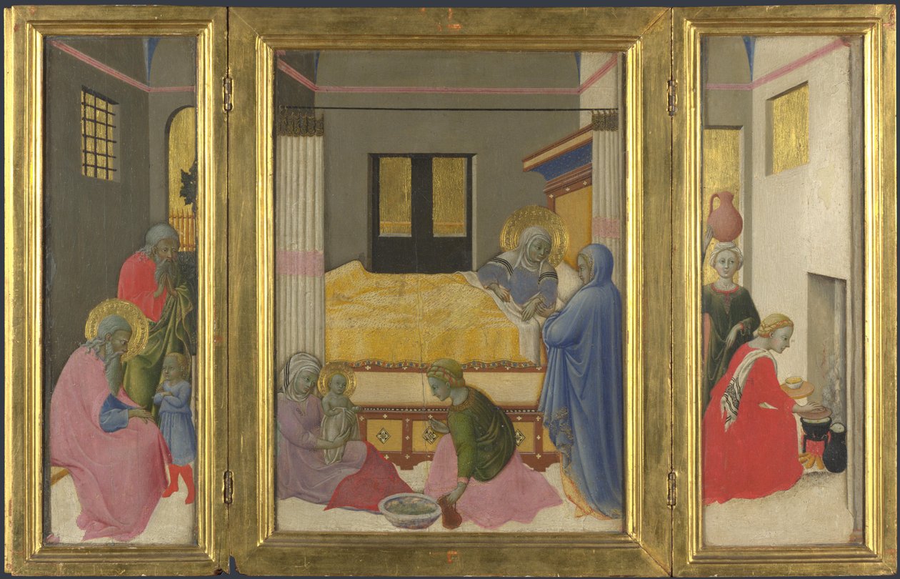 The Birth of the Virgin, c. 1440 by Master of the Osservanza