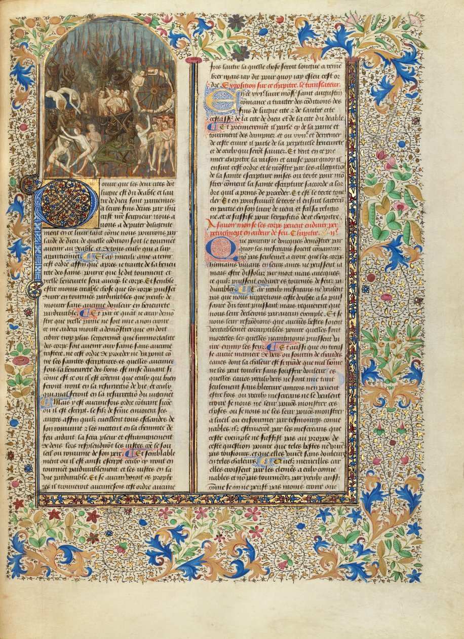 The Torments of Hell by Master of the Oxford Hours