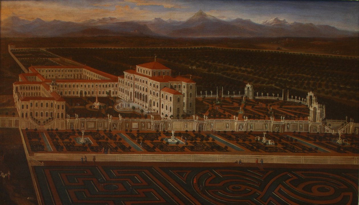 Palace and Gardens of Venaria Reale by Master of the Residenze Sabaude