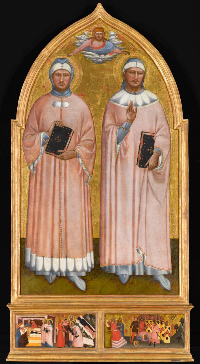 St. Cosmas and St. Damian, c.1370-1375 by Master of the Rinuccini Chapel