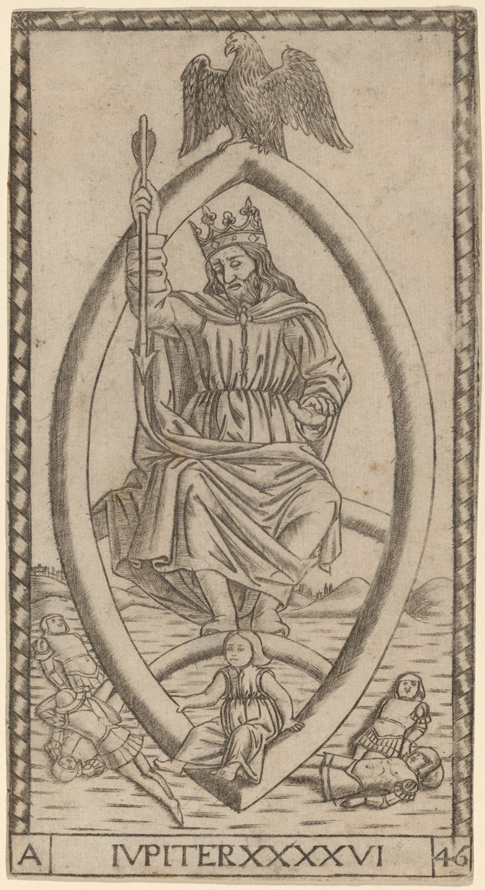 Jupiter by Master of the S Series Tarocchi