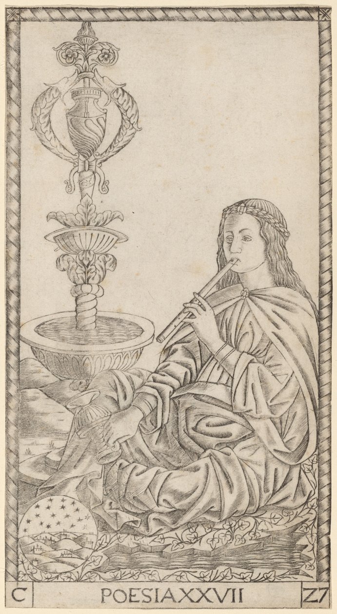 Poetry by Master of the S Series Tarocchi