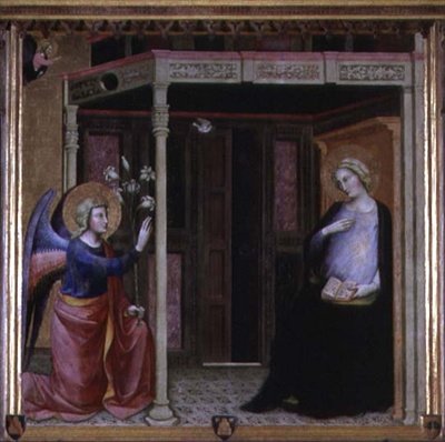 The Annunciation by Master of the Straus Madonna