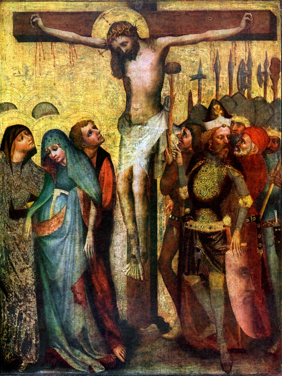 Crucifixion by Master of the Trebon Altarpiece