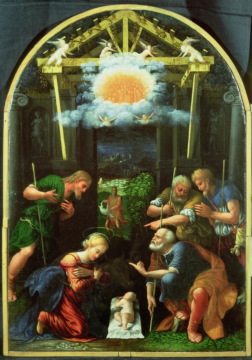 The Adoration of the Shepherds by Master of the Twelve Apostles