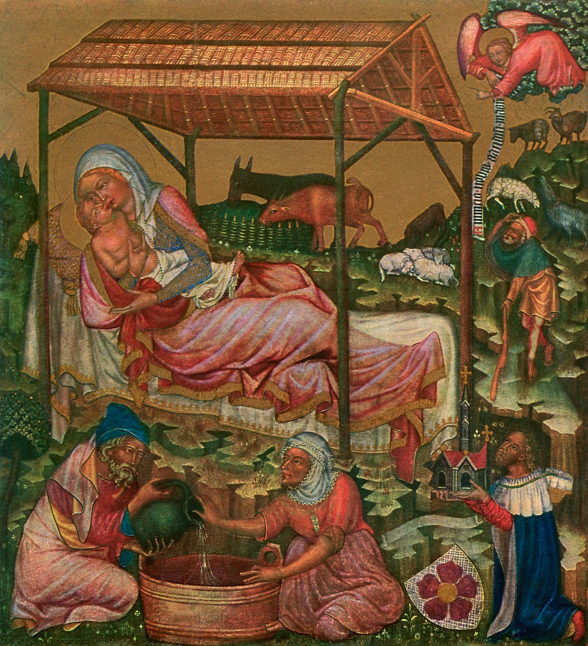 Birth of Christ by Master of the Vyssi Brod Altar