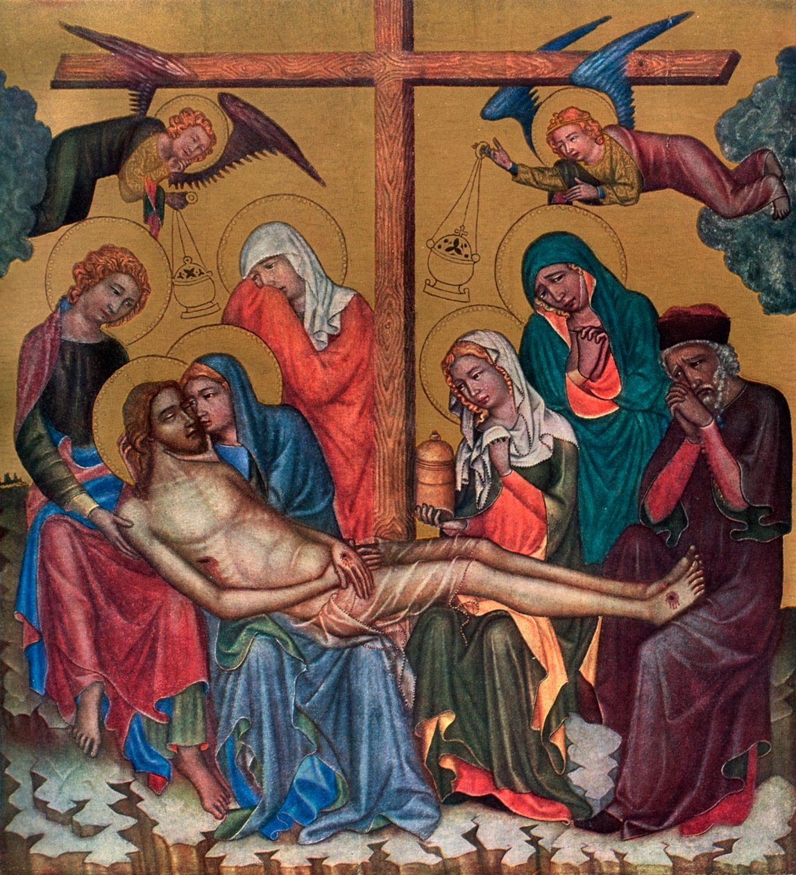 Lament for Christ by Master of the Vyssi Brod Altar