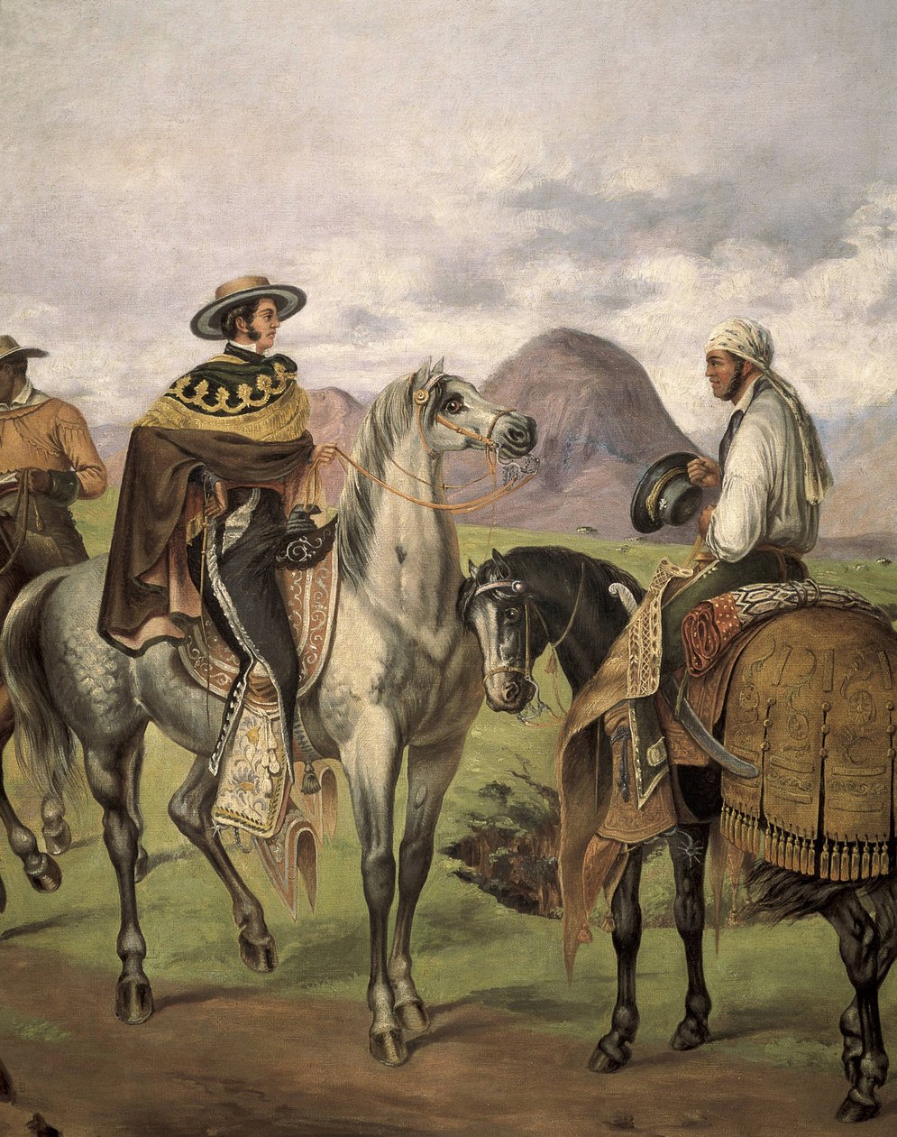 Charros (Mexican Riders) Dressed in Fancy Clothing by Mateo Saldana