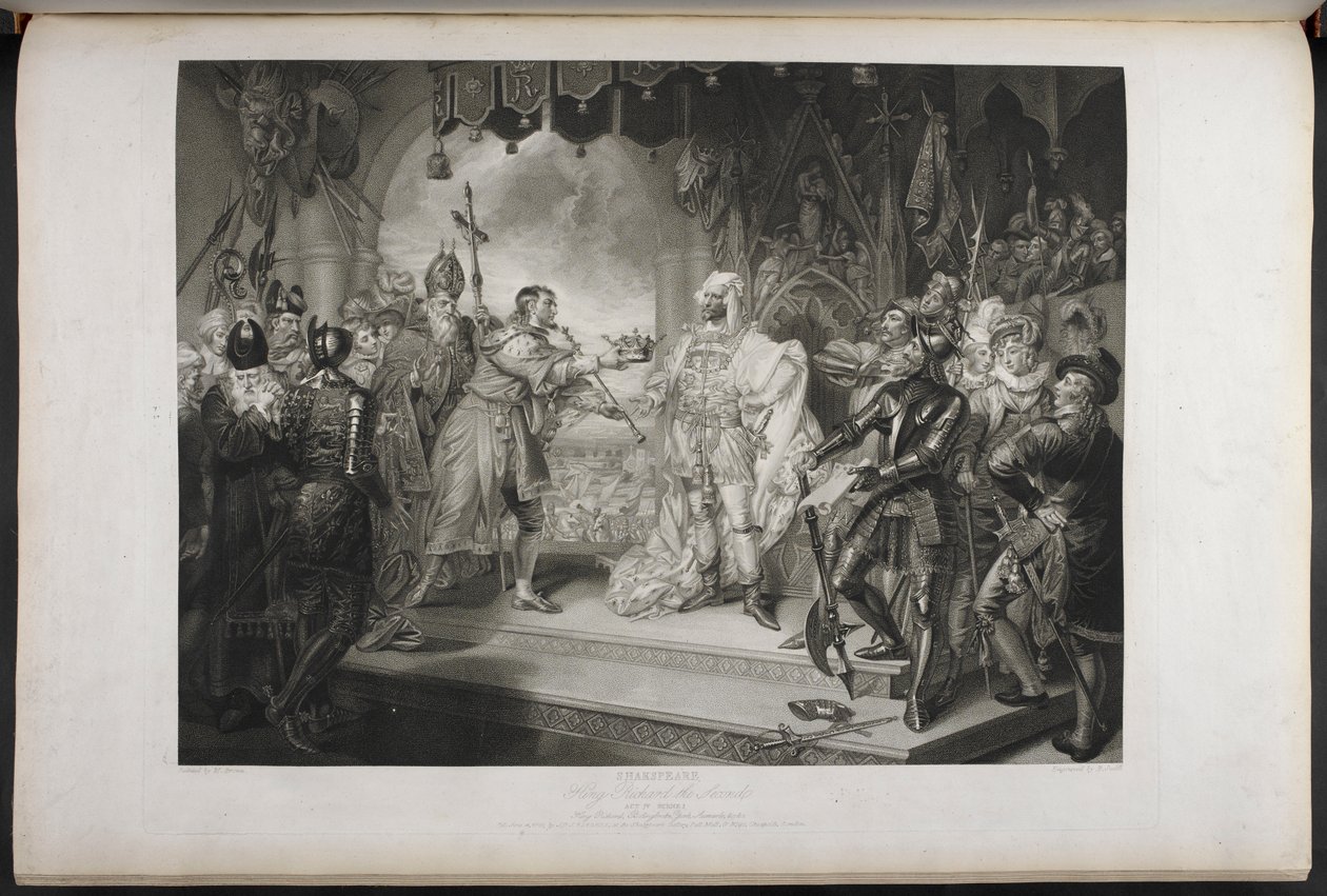 King Richard the Second, Act IV, Scene I, c.1803 (engraving) by Mather Brown