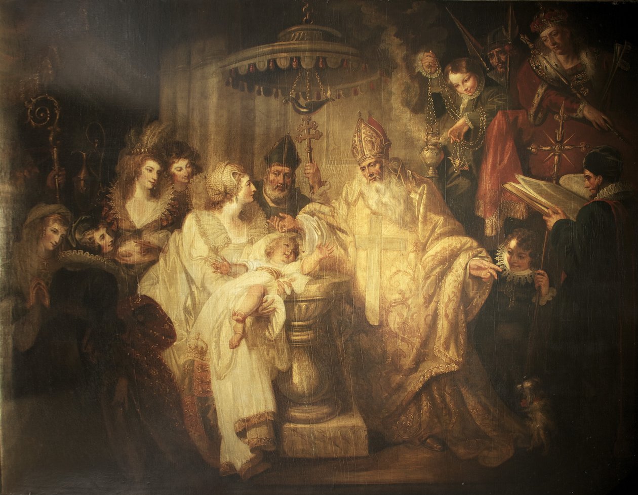 The Baptism of Henry VIII by Mather Brown