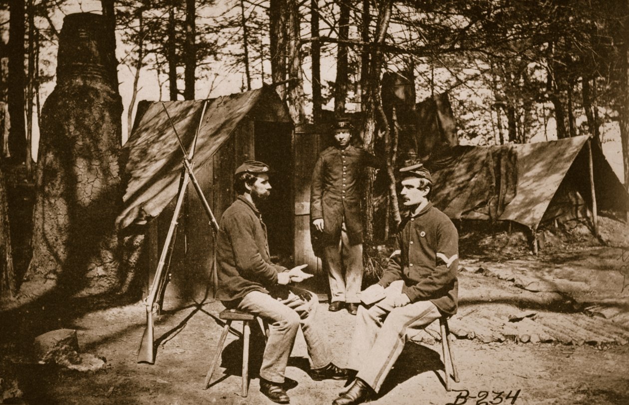 Campsite Before Petersburg by Mathew B. Brady