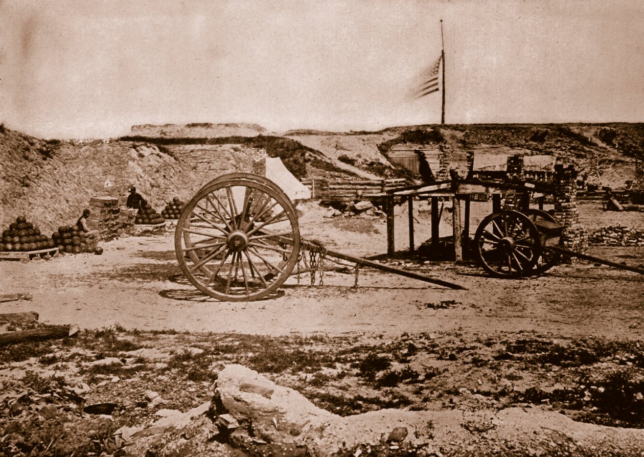 Fort Johnson, Charleston, South Carolina by Mathew B. Brady