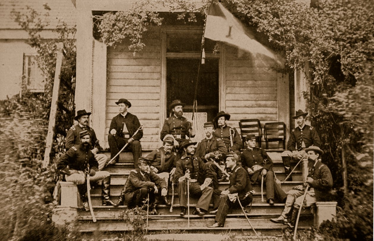 General A. T. A. Torbert and Staff, 1864 by Mathew B. Brady