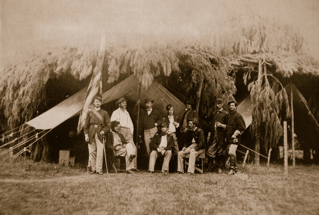 Officers of the 4th New York Volunteers, 1861-65 by Mathew B. Brady