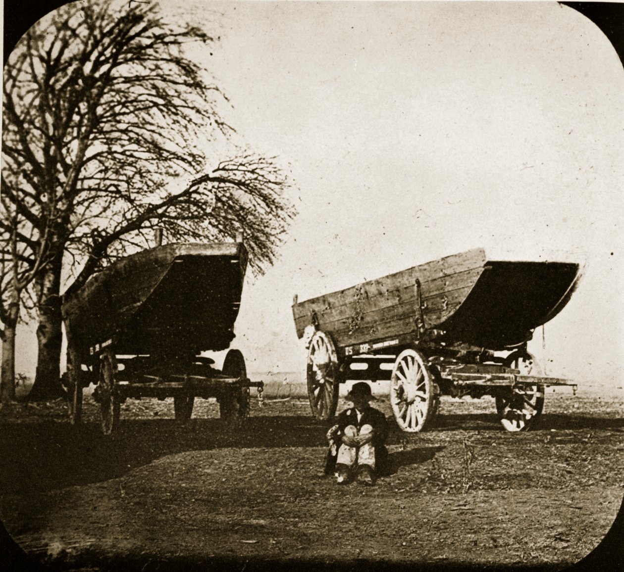 Pontoon Boat on Wheels by Mathew B. Brady