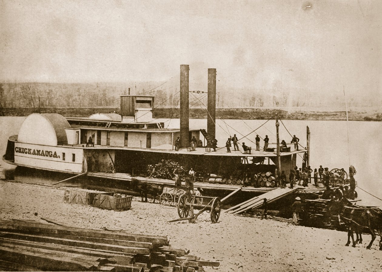 Transportation of Supplies, 1861-65 by Mathew B. Brady