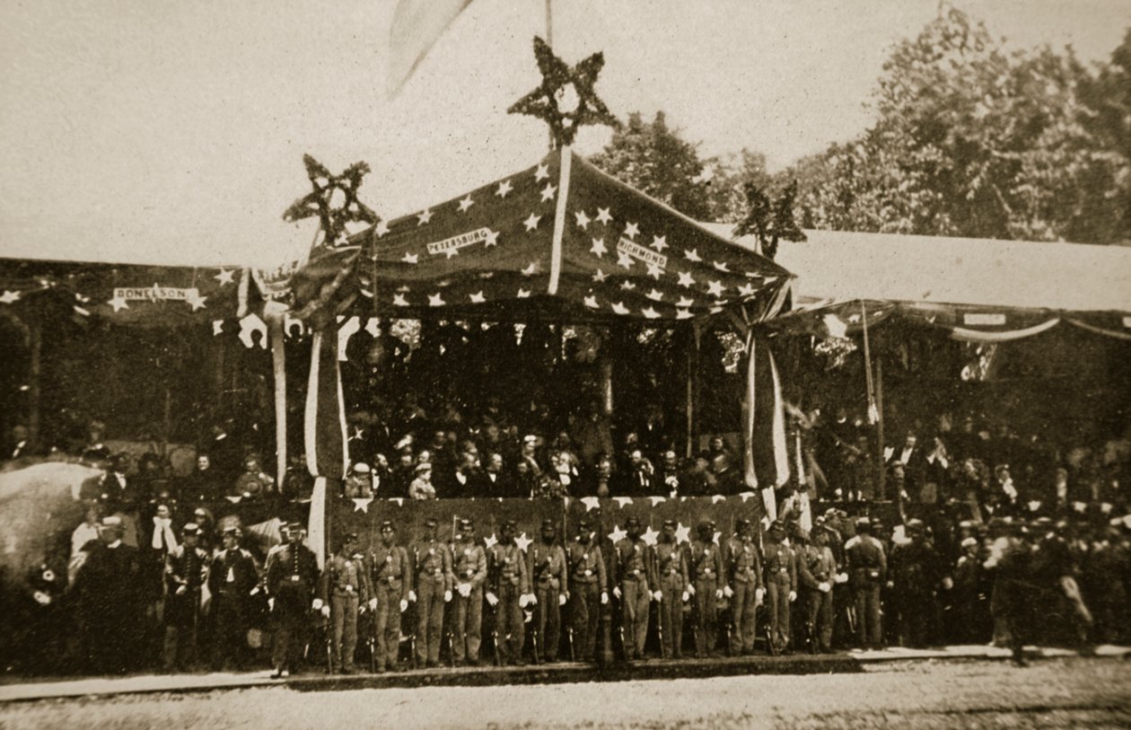 Viewing Returning Troops to Washington, 1861-65 by Mathew B. Brady