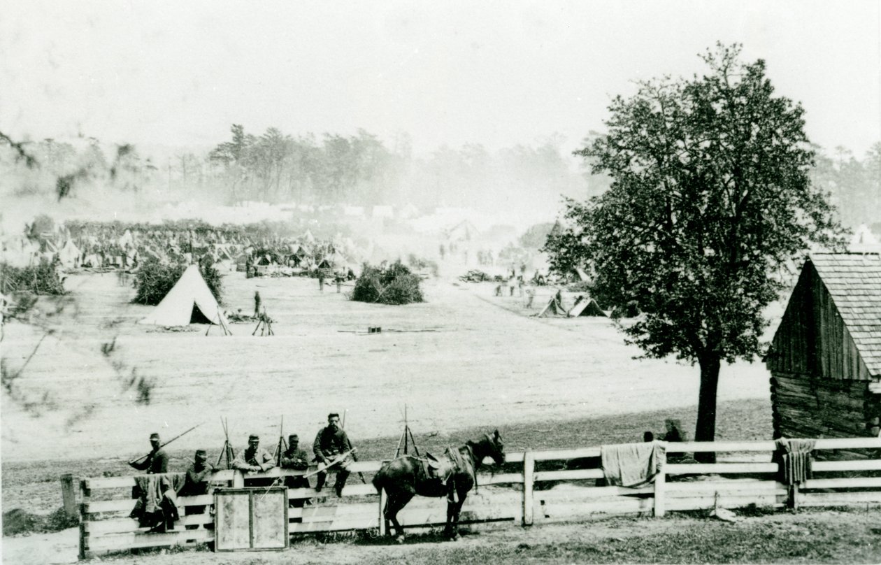Camp Winfield Scott, near Yorktown, 3rd May 1862 by Mathew B. Brady