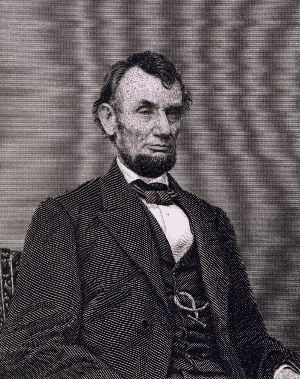 Abraham Lincoln, Engraved from a Photograph by William G. Jackman by Mathew (after) Brady