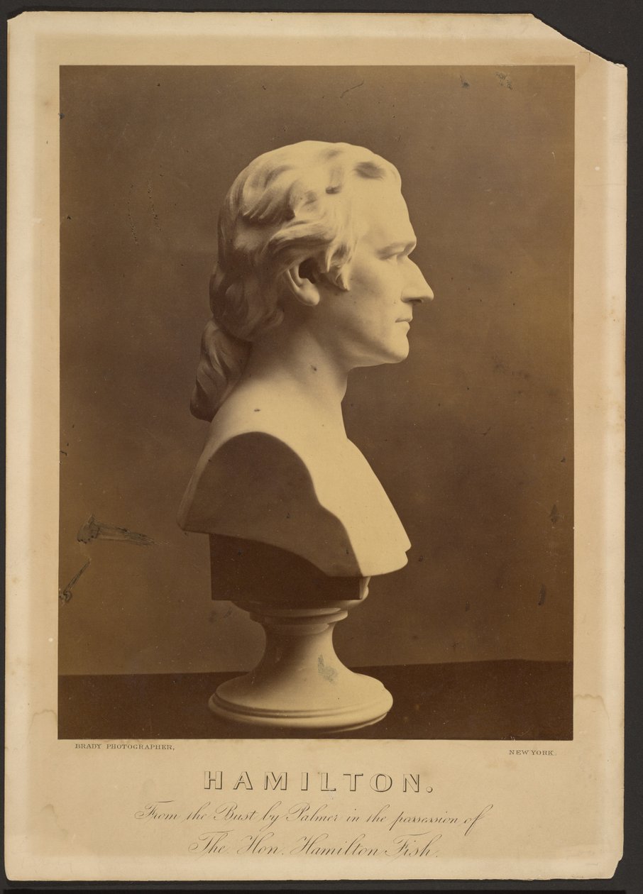 Bust of Alexander Hamilton by Mathew B. Brady