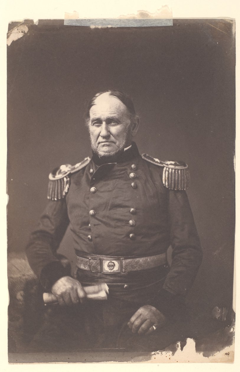 Major General David E. Twiggs by Mathew B. Brady