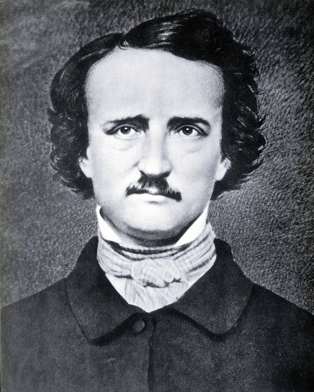 Portrait of American writer Edgar Allan Poe (1809 - 1849) photograph by Brady in the 19th century by Mathew B. Brady