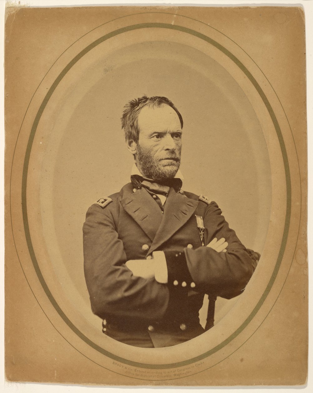 William Tecumseh Sherman by Mathew B. Brady