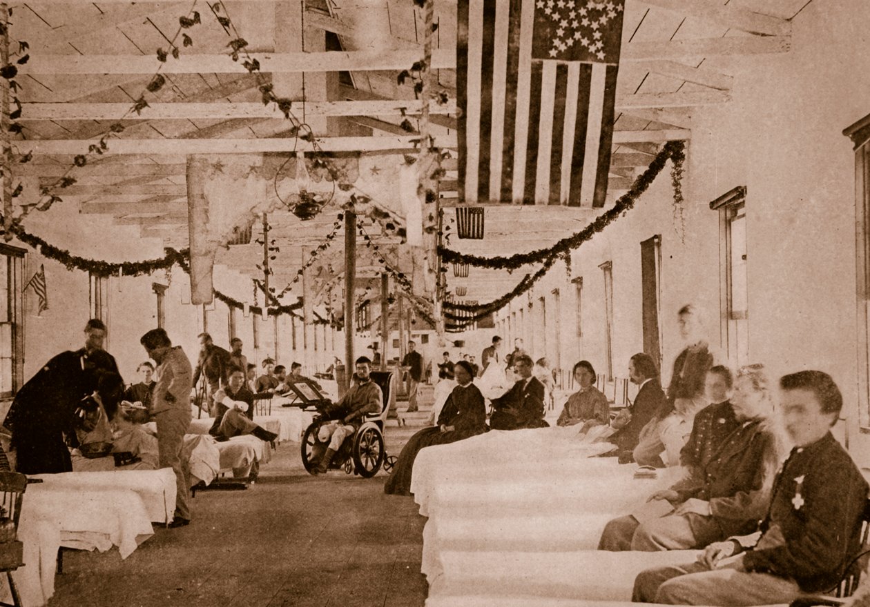 Army Hospital near Washington, D.C., 1861-65 by Mathew B. Brady