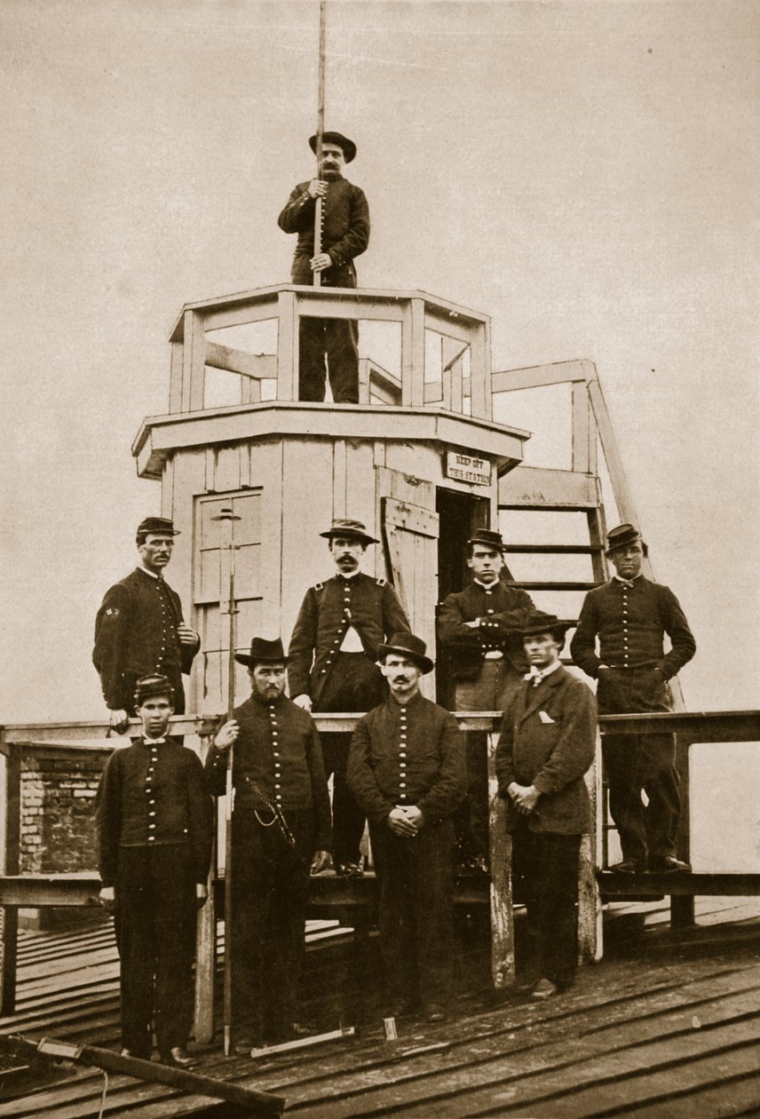 Central Signal Station, Washington, D.C., 1861-65 by Mathew B. Brady