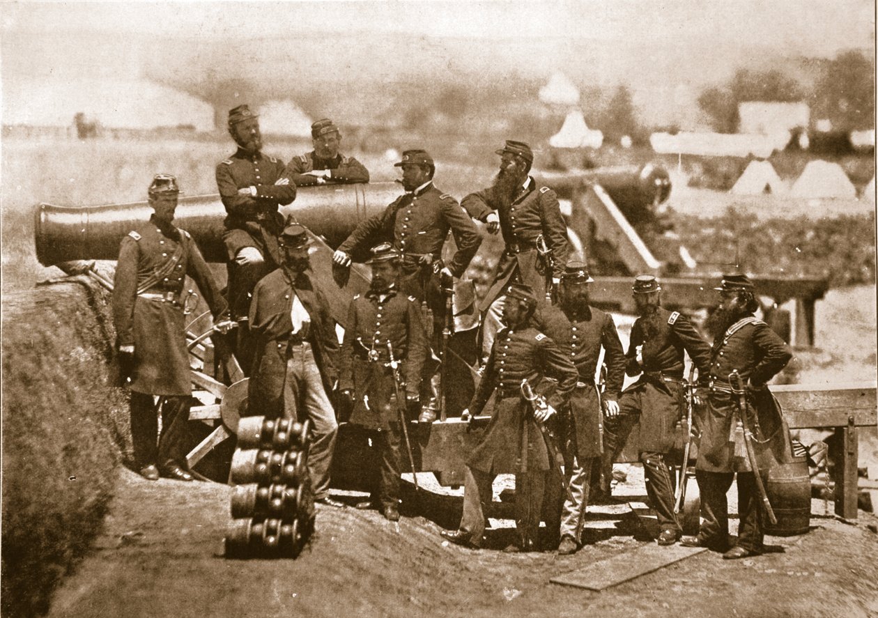 General Corcoran and Officers of the 69th New York Volunteers, 1861-65 by Mathew B. Brady