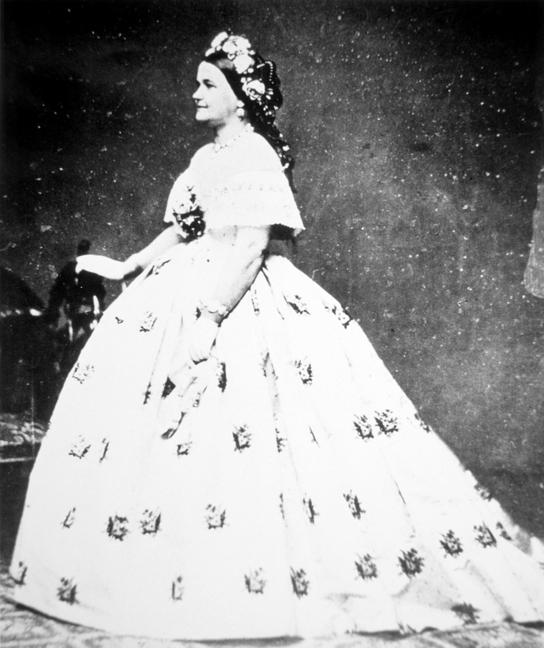 Mary Lincoln (1818-82) 1861 by Mathew Brady