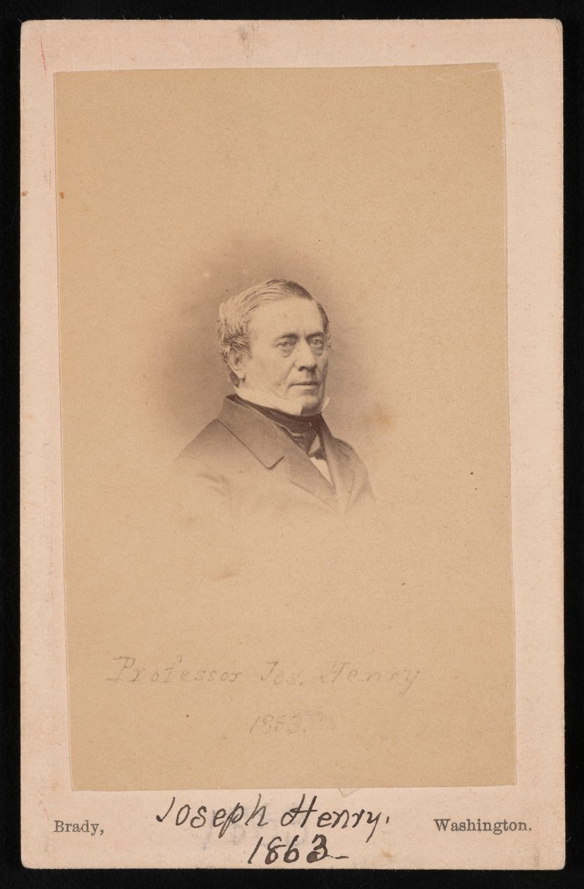 Portrait of Joseph Henry 1797-1878 by Mathew Brady