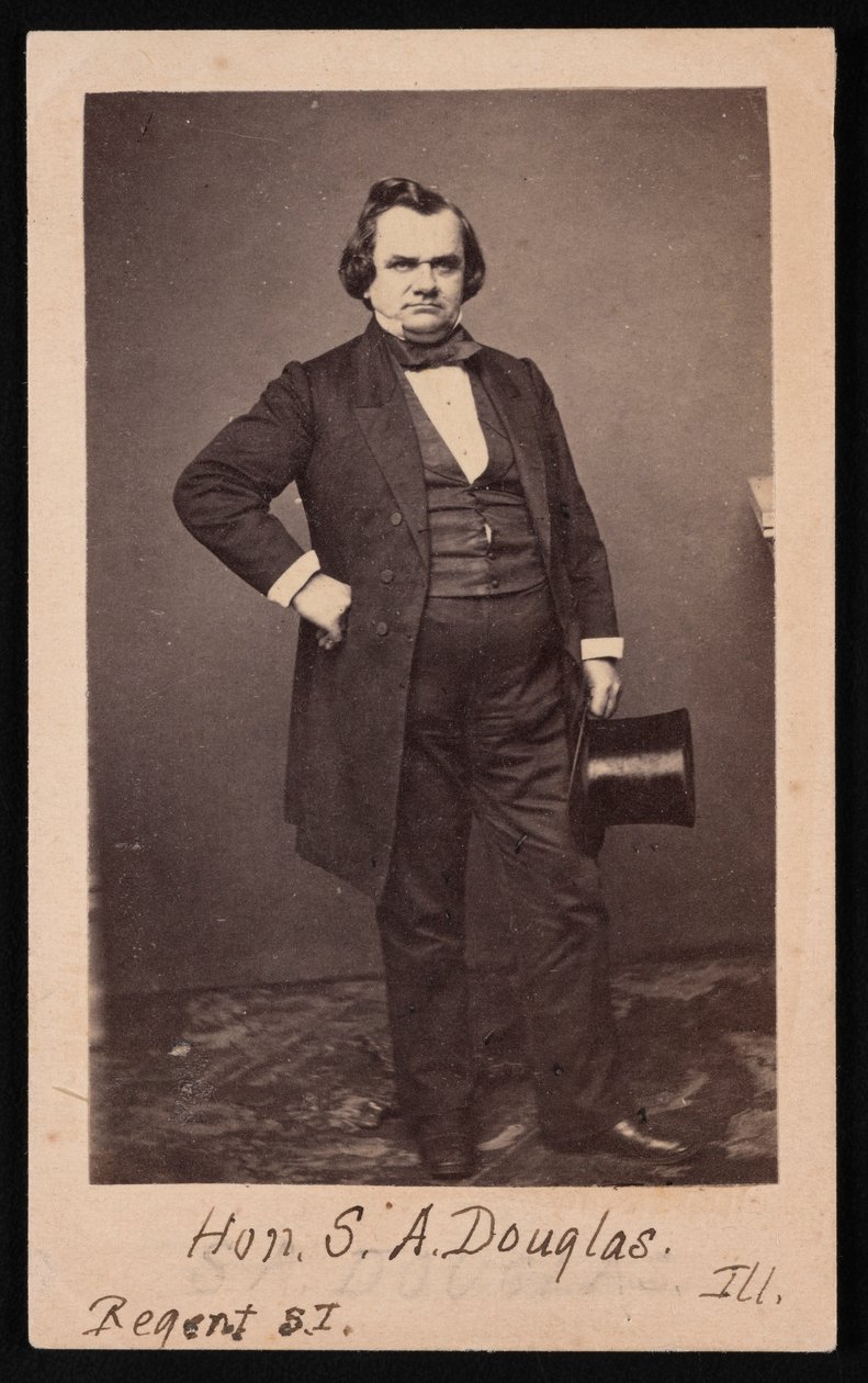 Portrait of Stephen Arnold Douglas 1813-1861, Before 1861 by Mathew Brady