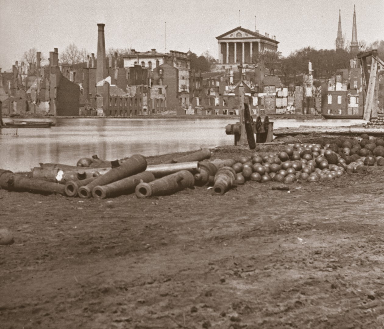 Ruins of Richmond, Virginia by Mathew Brady