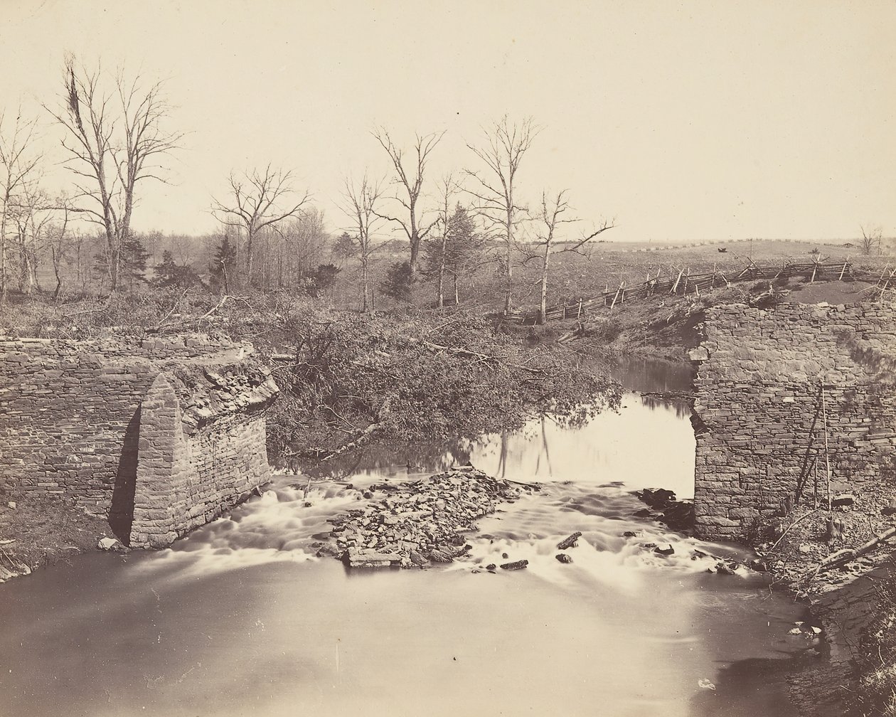 Stone Bridge - Bull Run, 1862 by Mathew Brady