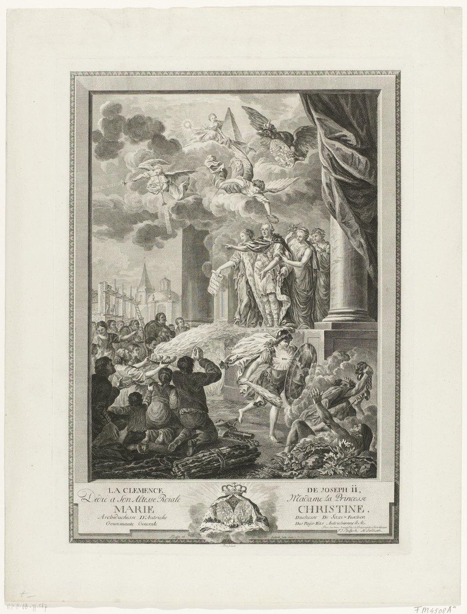 Clemency of Emperor Joseph II to the Protestants, 1783 (La Clemence de Joseph II) by Mathias de Sallieth
