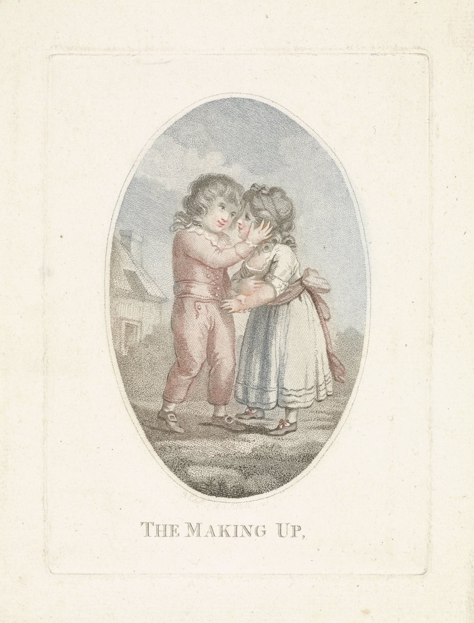 Boy Kissing Girl by Mathias de Sallieth