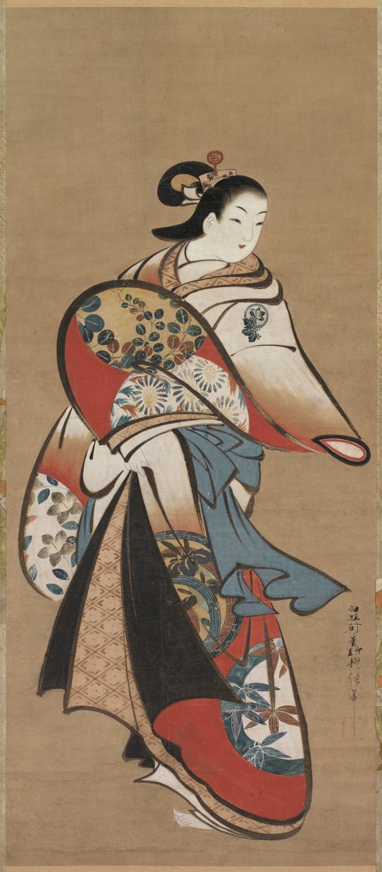 Courtesan, 1716-1735 by Matsuno Chikanobu