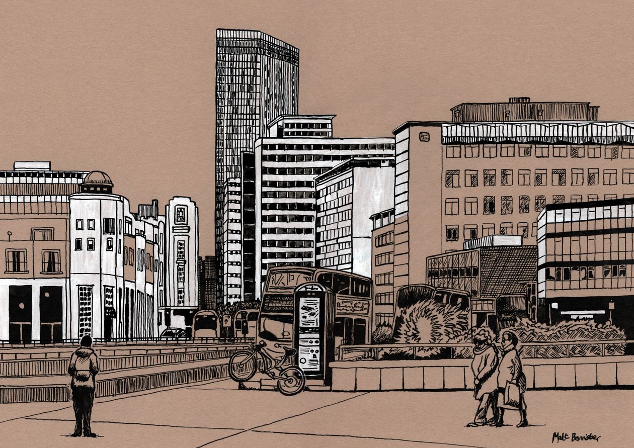 Wellesley Road - Croydon, 2016 by Matt Bannister