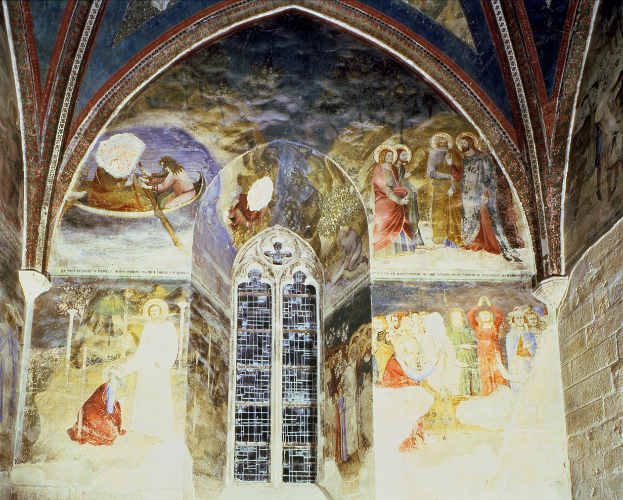 Scenes from The Life of St. John the Evangelist, from the Chapel of St. Jean by Matteo Giovanetti
