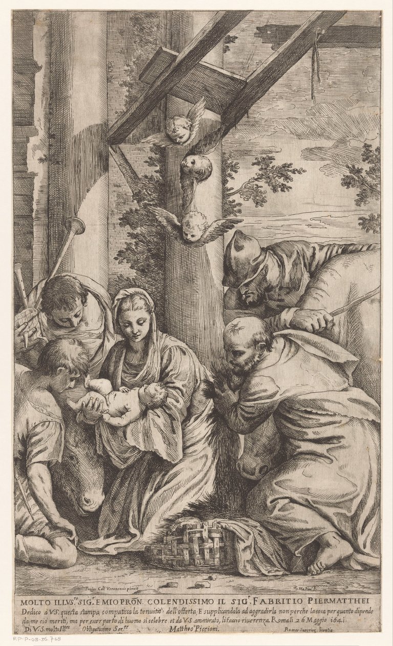 Adoration by the Shepherds by Matteo Piccioni