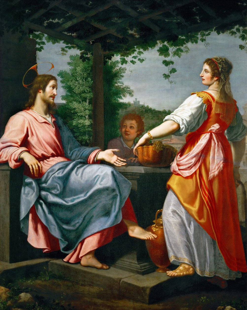Christ and the Samaritan Woman by Matteo Rosselli