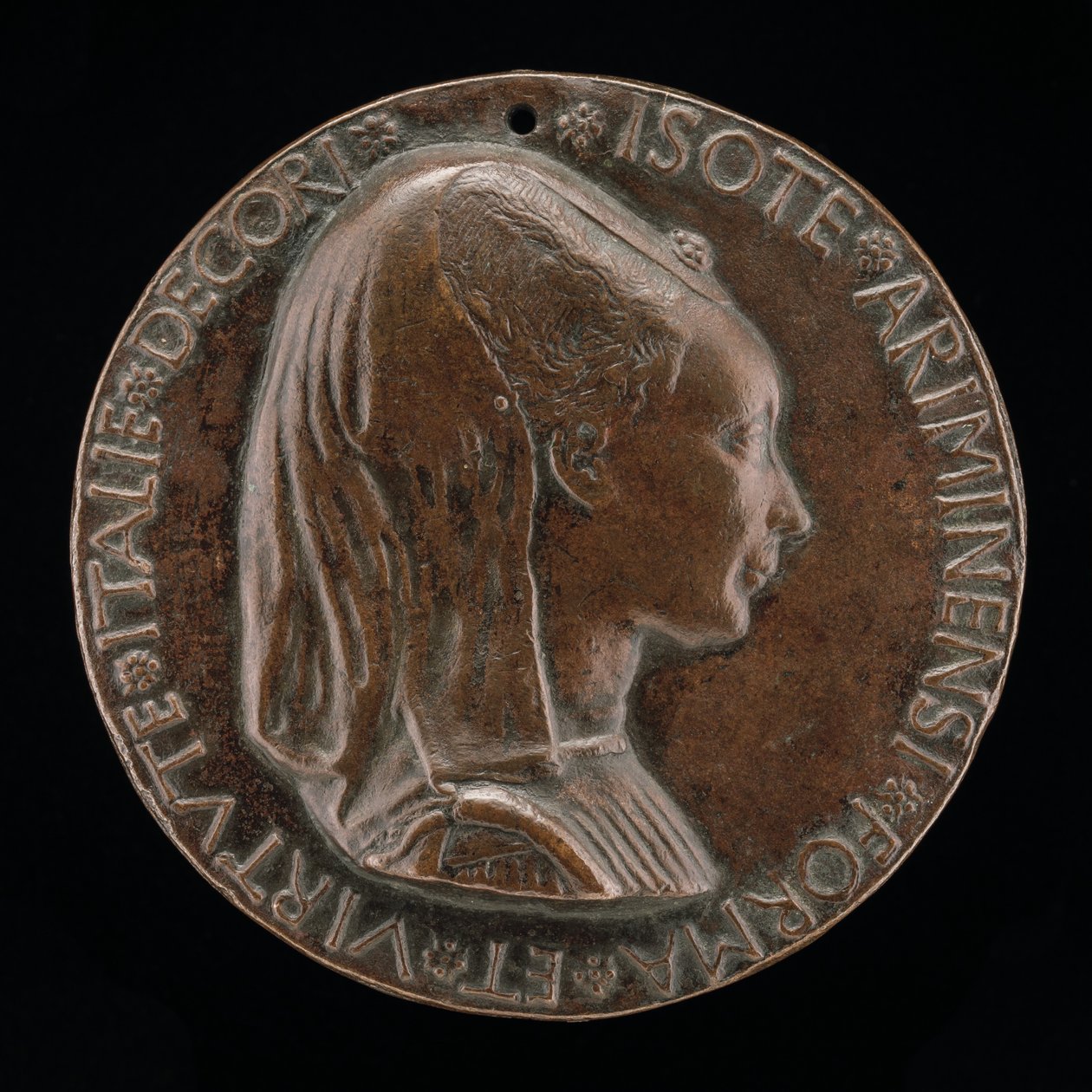 Isotta degli Atti, Mistress then Wife of Sigismondo Malatesta by Matteo di Andrea de Pasti