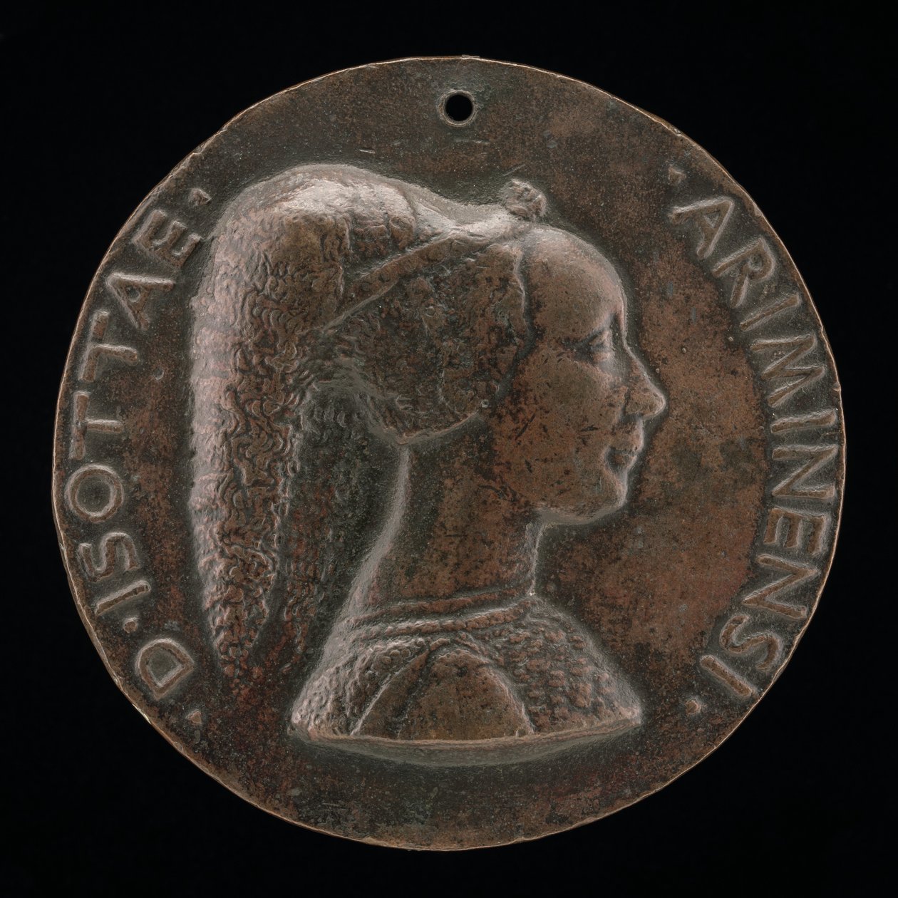 Isotta degli Atti, 1432-1474, Mistress 1446, then Wife after 1453, of Sigismondo Malatesta by Matteo di Andrea de Pasti