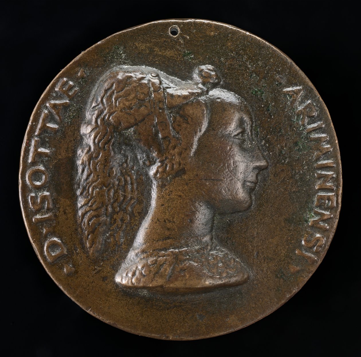 Isotta degli Atti, 1432-1474, Mistress 1446, then Wife after 1453, of Sigismondo Malatesta by Matteo di Andrea de Pasti