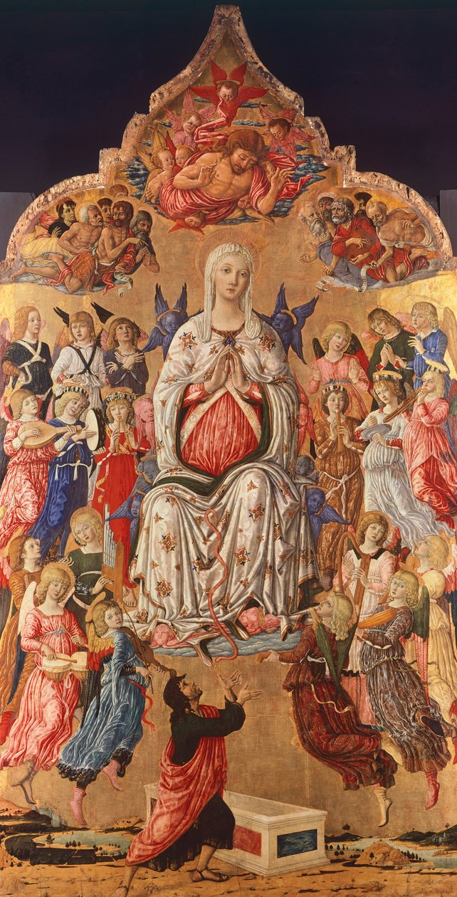 Madonna of the Belt by Matteo di Giovanni by Matteo di Giovanni