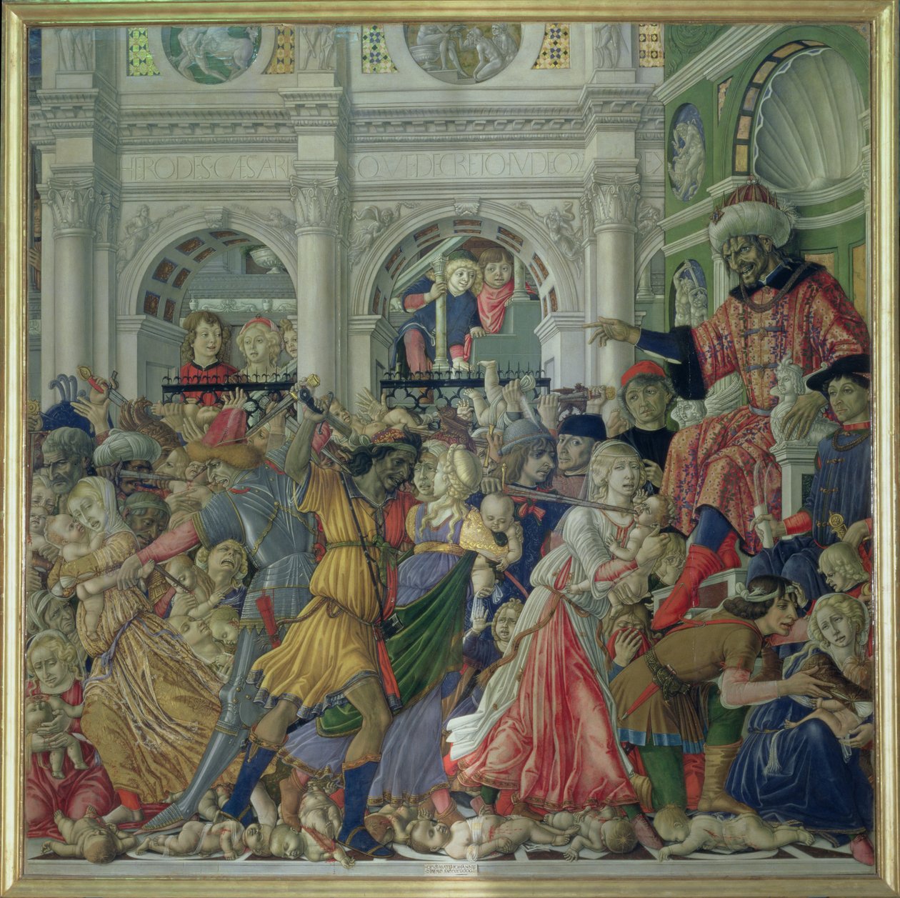 The Massacre of the Innocents by Matteo di Giovanni di Bartolo