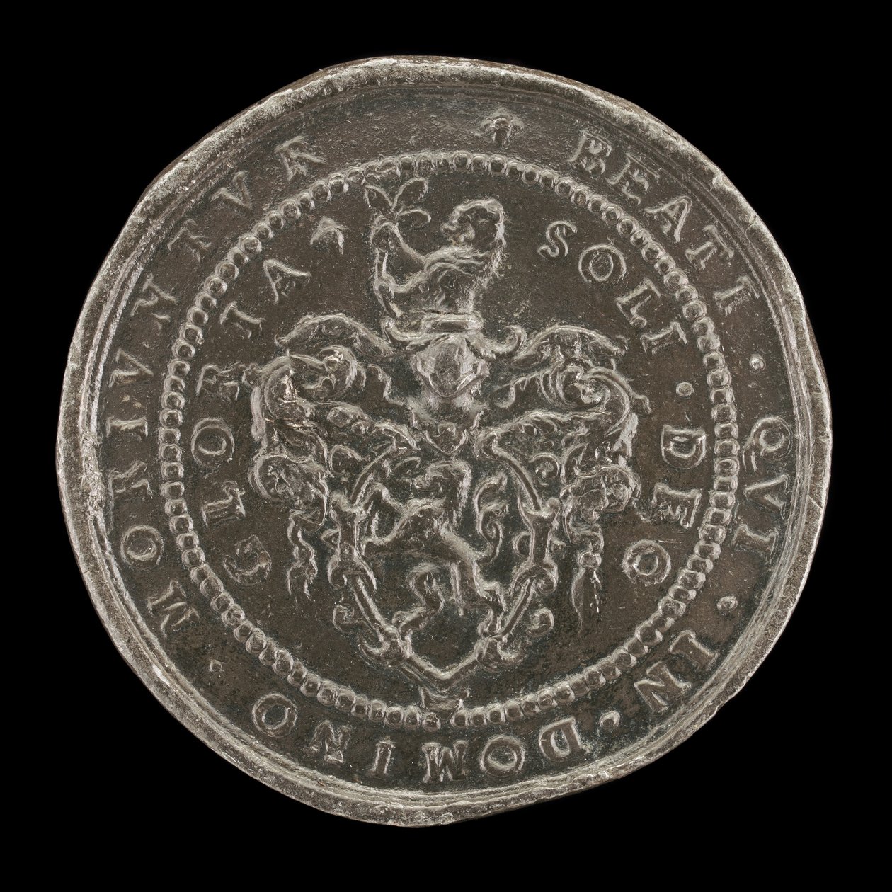 Arms and Inscription (reverse) by Matthäus Carl