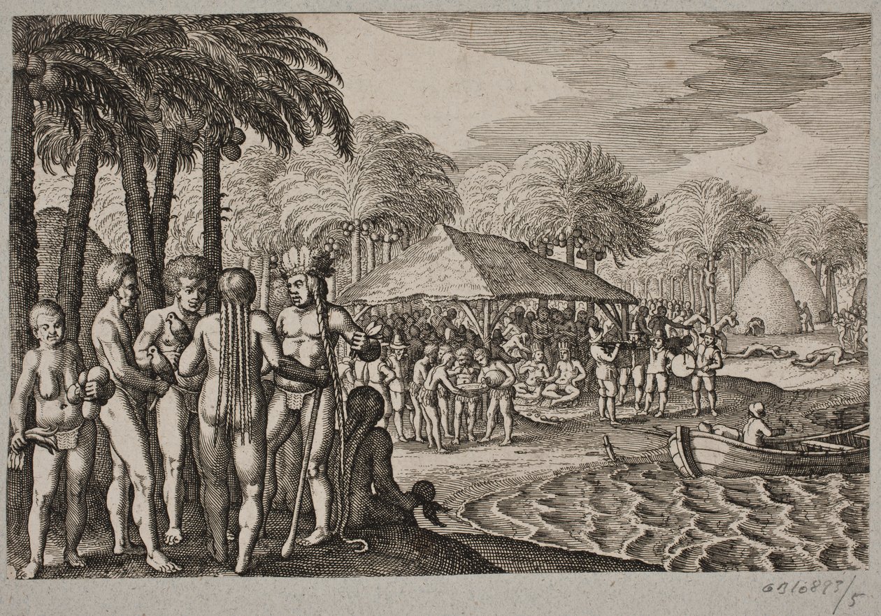 On the Reception of the Dutch on Another Island by Matthäus Merian d.Æ.