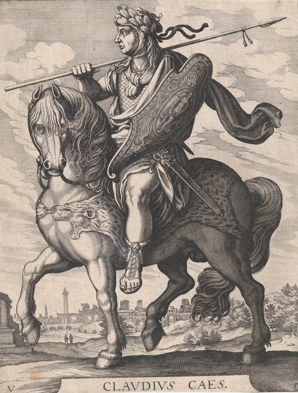Plate 5: Emperor Claudius on Horseback, from 